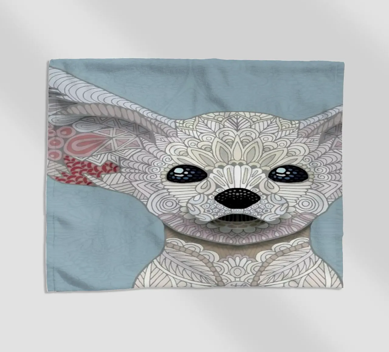 Fennec Fox beach towel by Angelika Parker