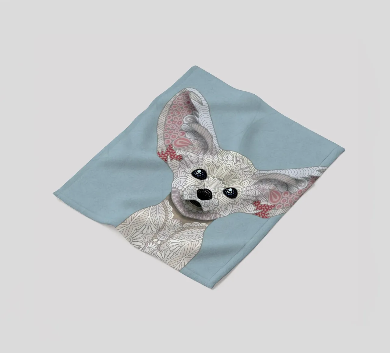 Fennec Fox coperta in pile da Angelika Parker