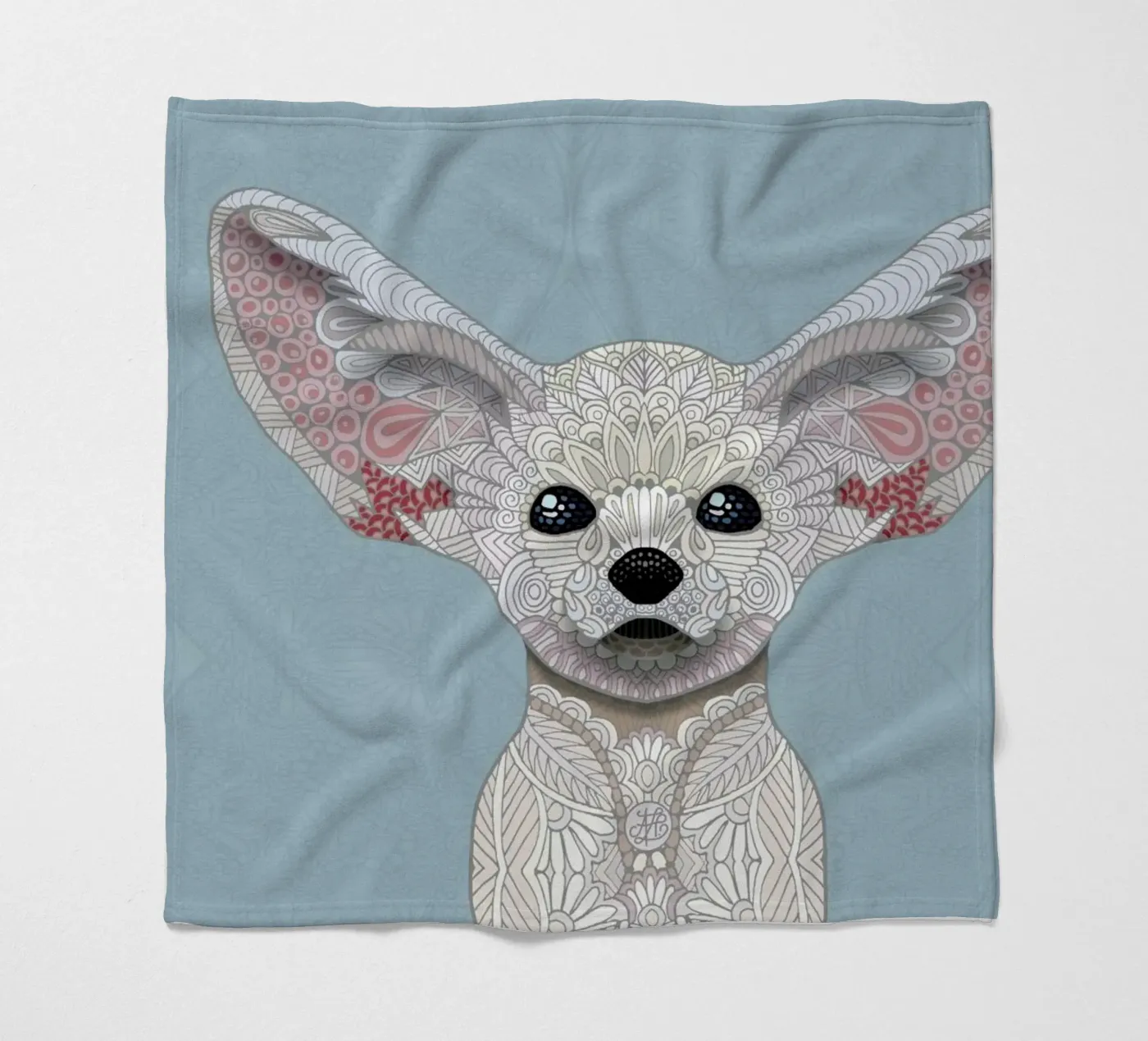 Fennec Fox coperta in pile da Angelika Parker