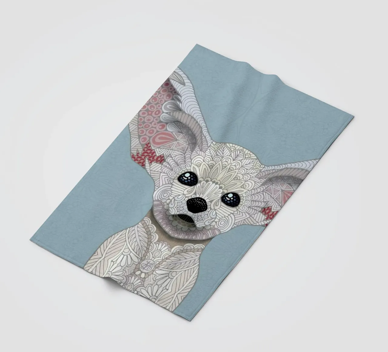 Fennec Fox coperta in pile da Angelika Parker