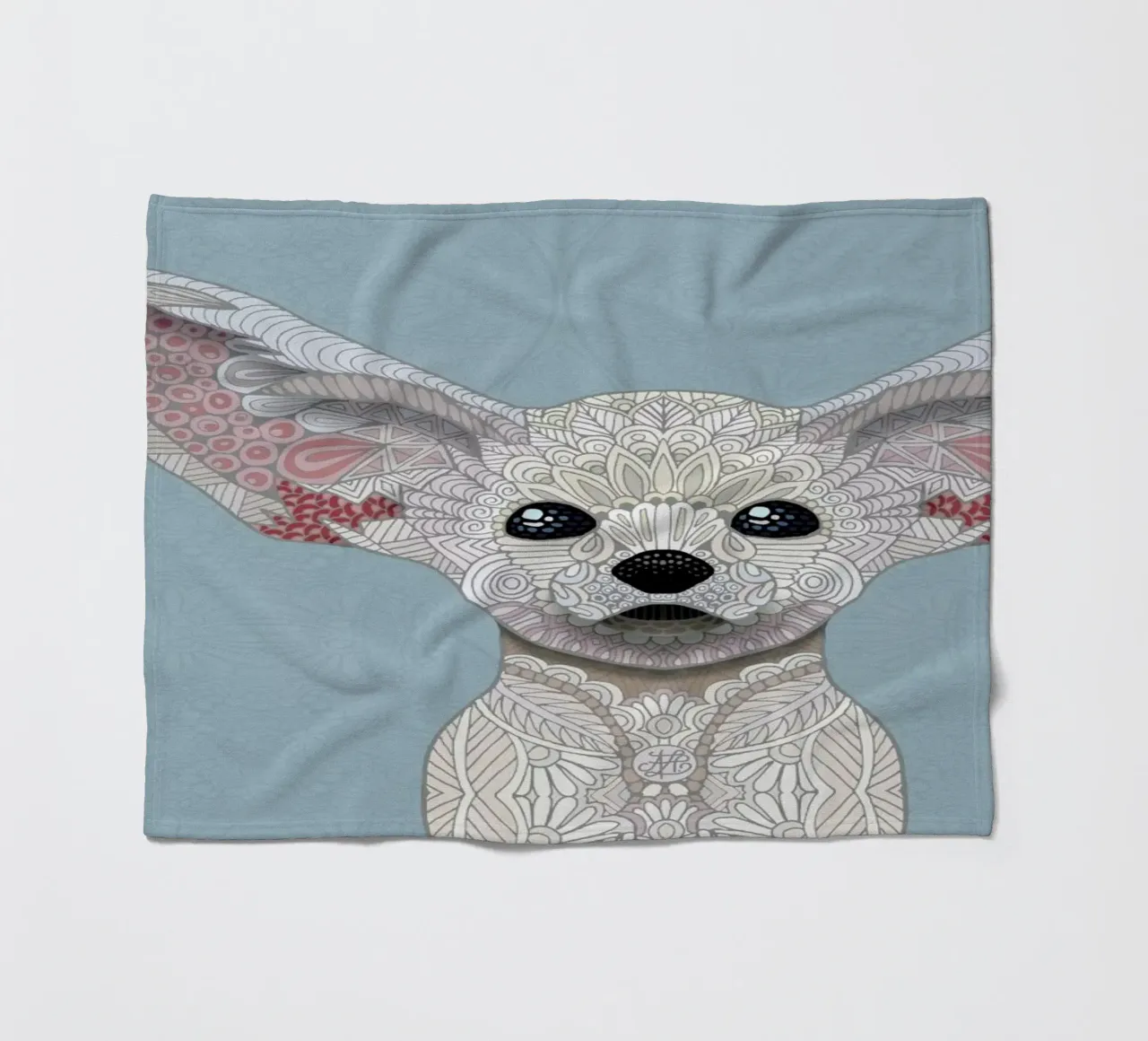 Fennec Fox Fleecedecke von Angelika Parker