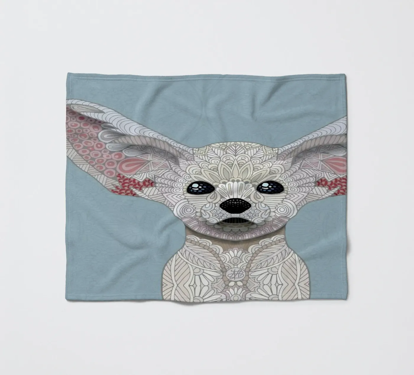 Fennec Fox Fleecedecke von Angelika Parker