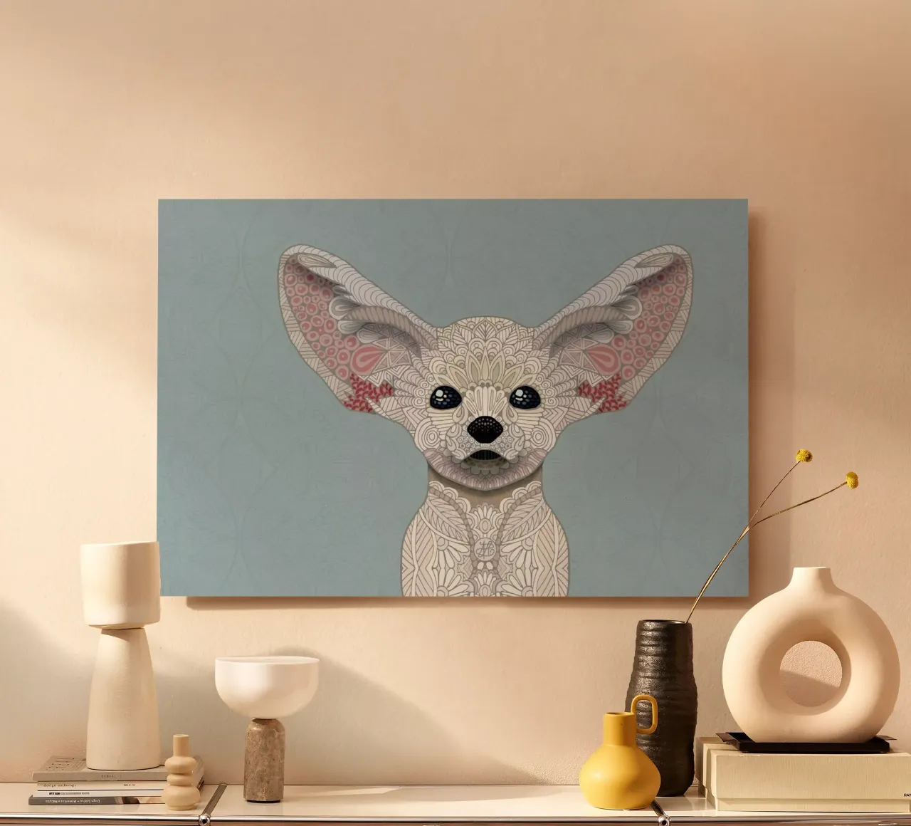 Fennec Fox forex plate by Angelika Parker