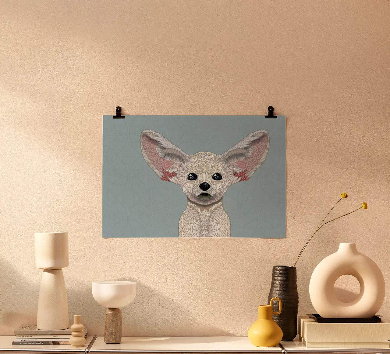 Fennec Fox carta hahnemühle da Angelika Parker