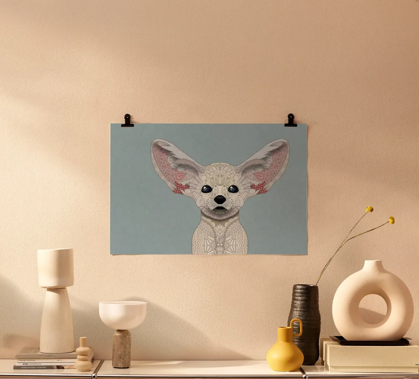 Fennec Fox Poster von Angelika Parker