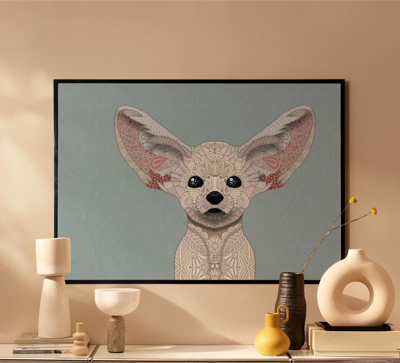 Fennec Fox carta hahnemühle da Angelika Parker