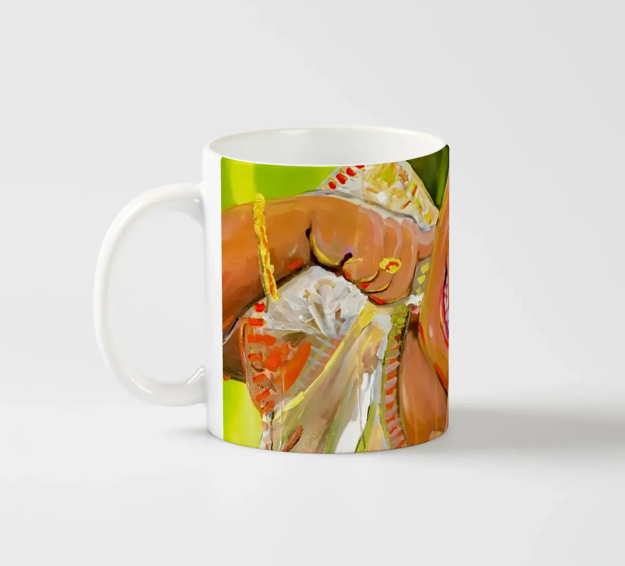 Sorriso dall'Asia tazza in ceramica da Happy 😃 Art 🎨 by Christine Schnoell