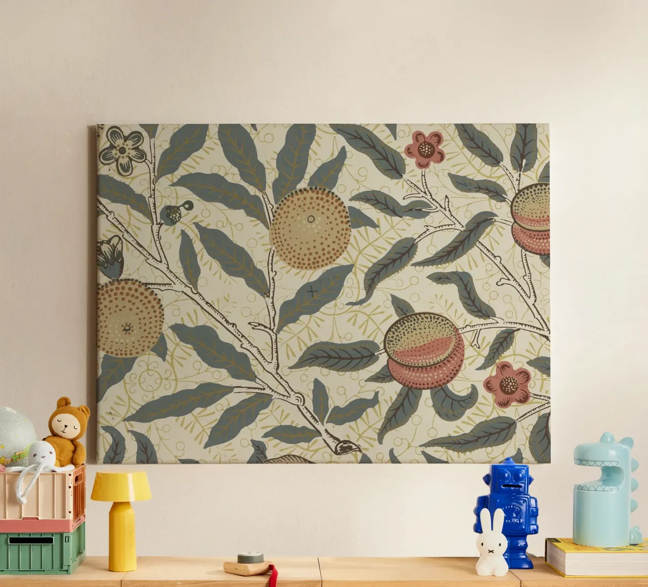 William Morris - Frutta tela con Cornice a cassetta da William Store