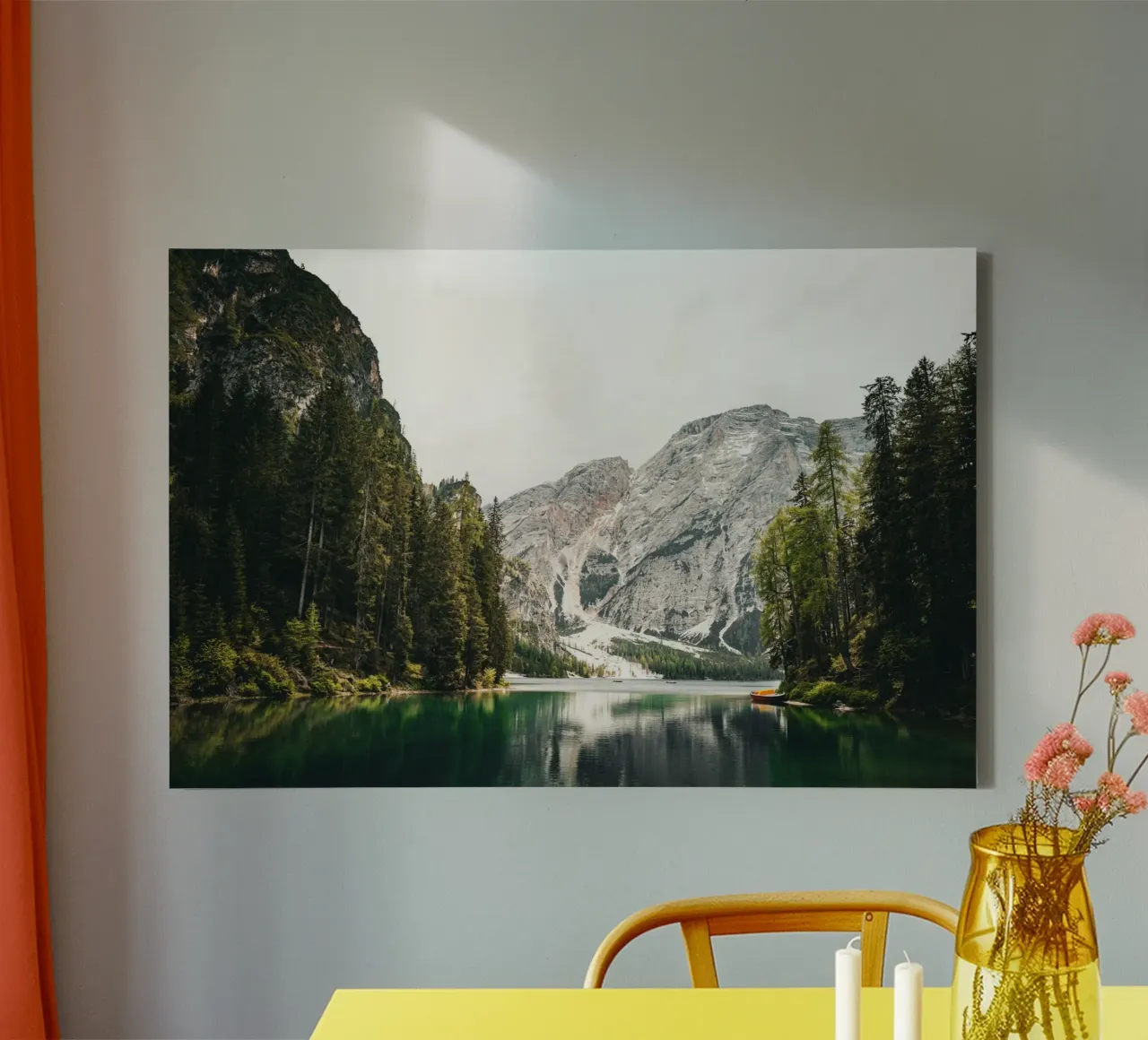 Bergsee tela con Cornice a cassetta da Flo Klein