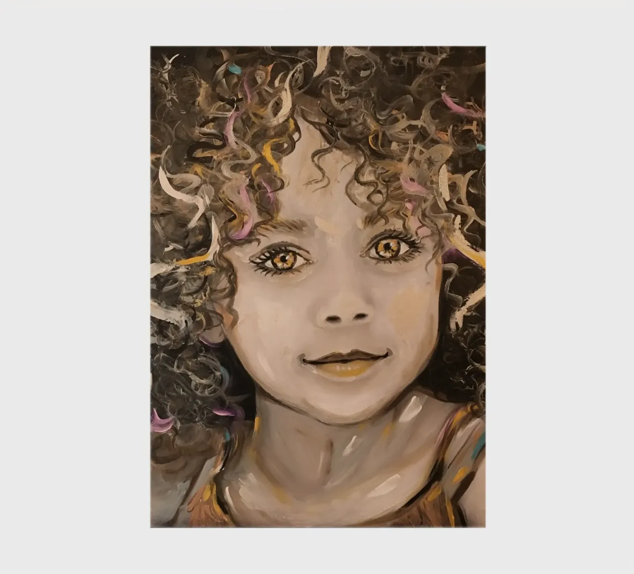 Curly head notebook by Happy 😃 Art 🎨 by Christine Schnoell