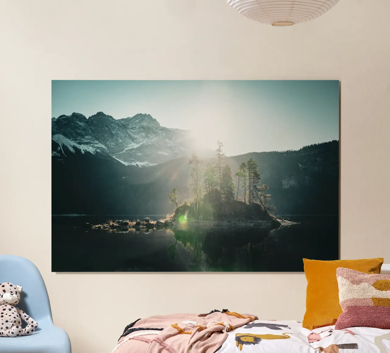 SEE INSEL poster con telaio in alluminio da Flo Klein