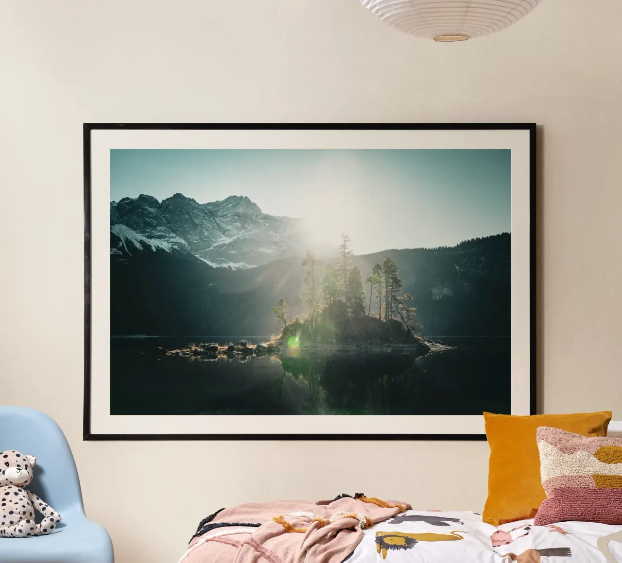 SEE INSEL poster con telaio in alluminio da Flo Klein