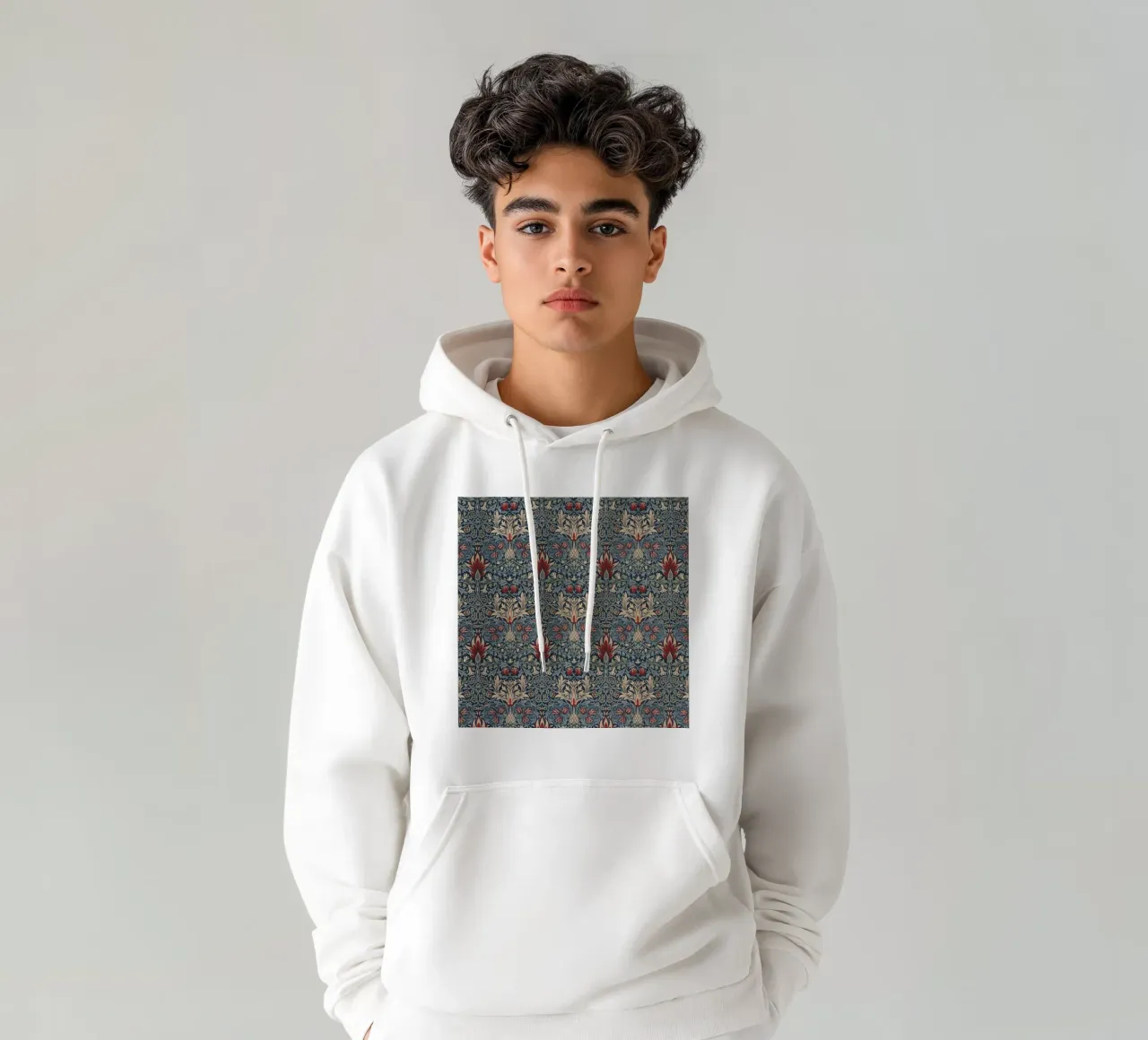 William Morris - Testa di serpente felpa con cappuccio da William Store