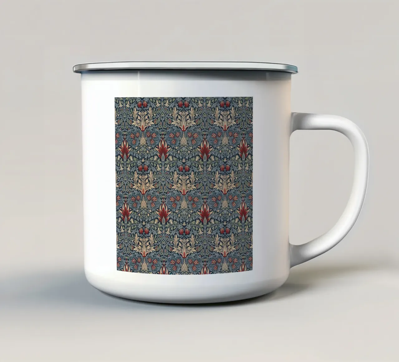 William Morris - Testa di serpente tazza in smalto da William Store