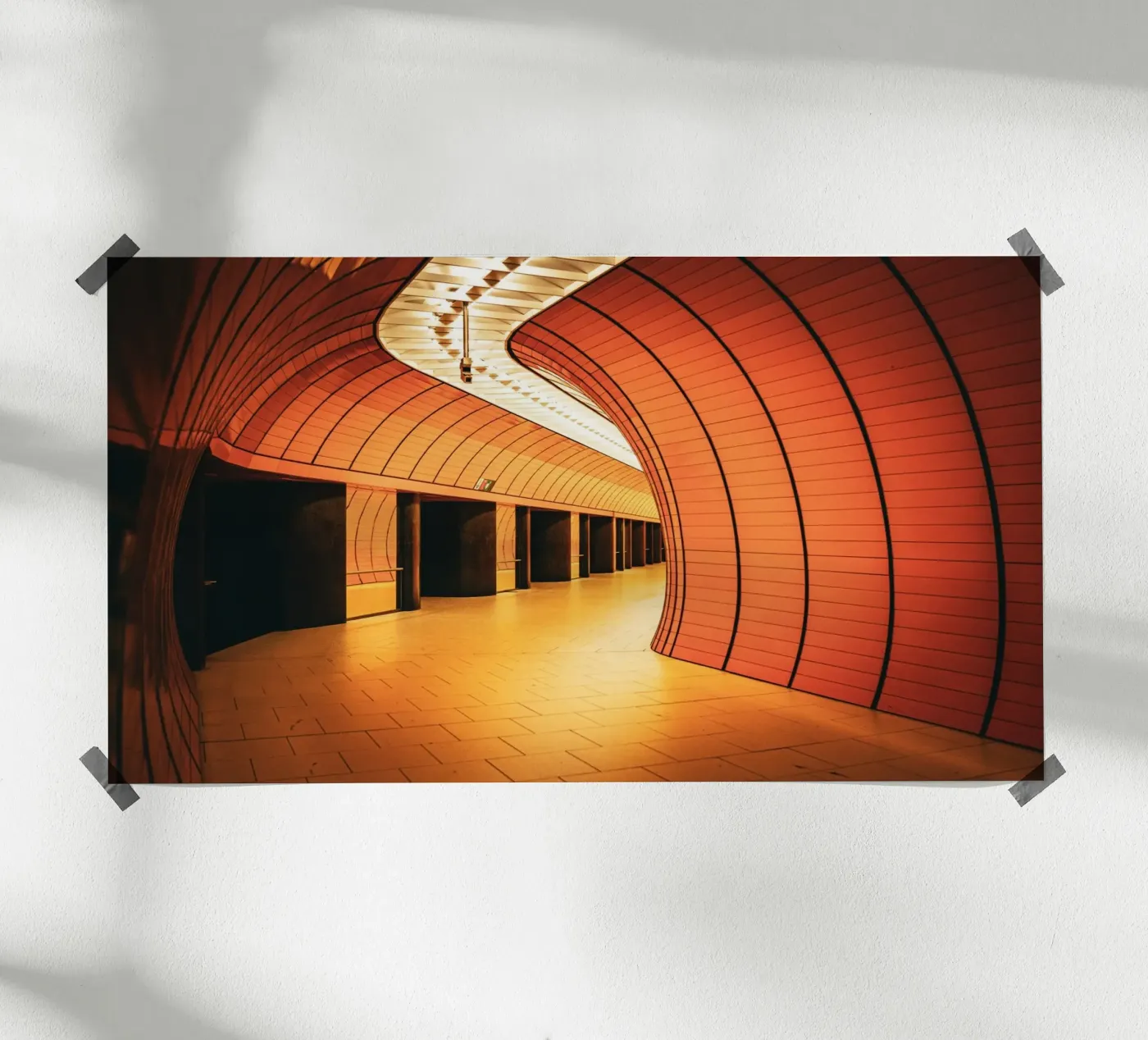 ORANGE UNDERGROUND poster by Flo Klein Gallery
