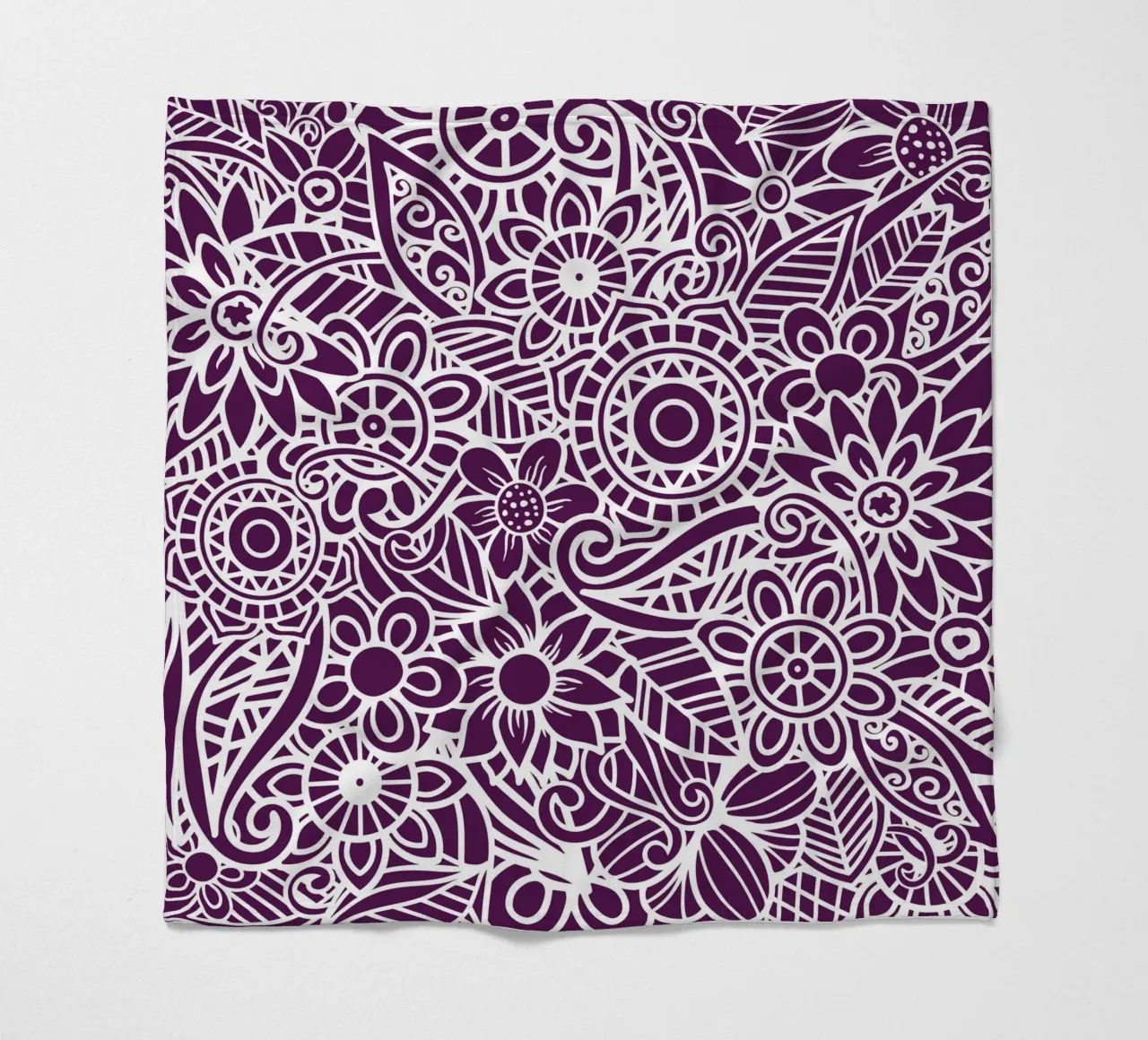 Viola scuro coperta in pile da Spiritual Touch