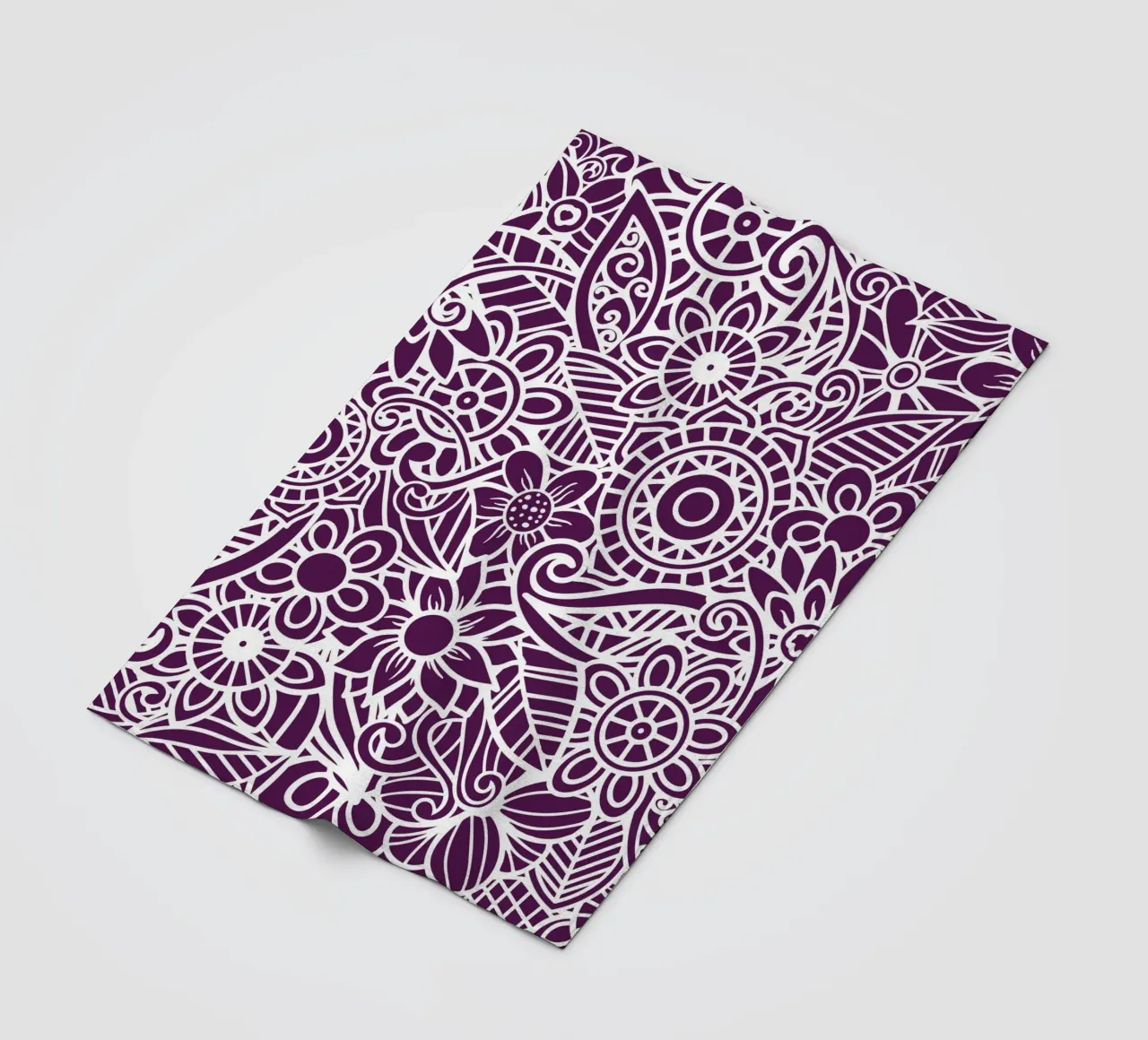 Viola scuro coperta in pile da Spiritual Touch