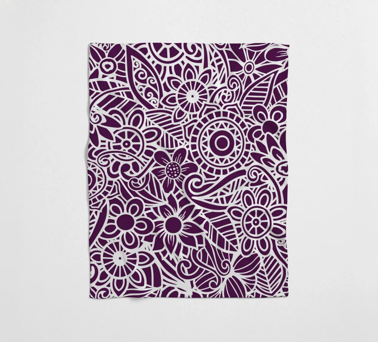 Viola scuro coperta in pile da Spiritual Touch