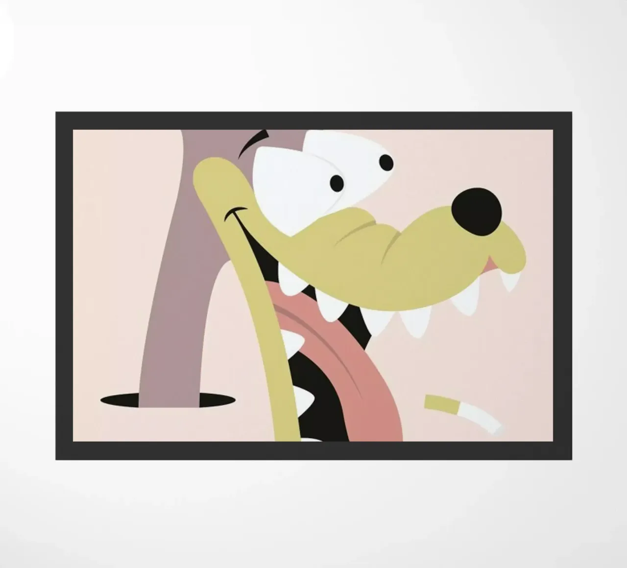 Howlin Wolf doormat by The Poster Kid