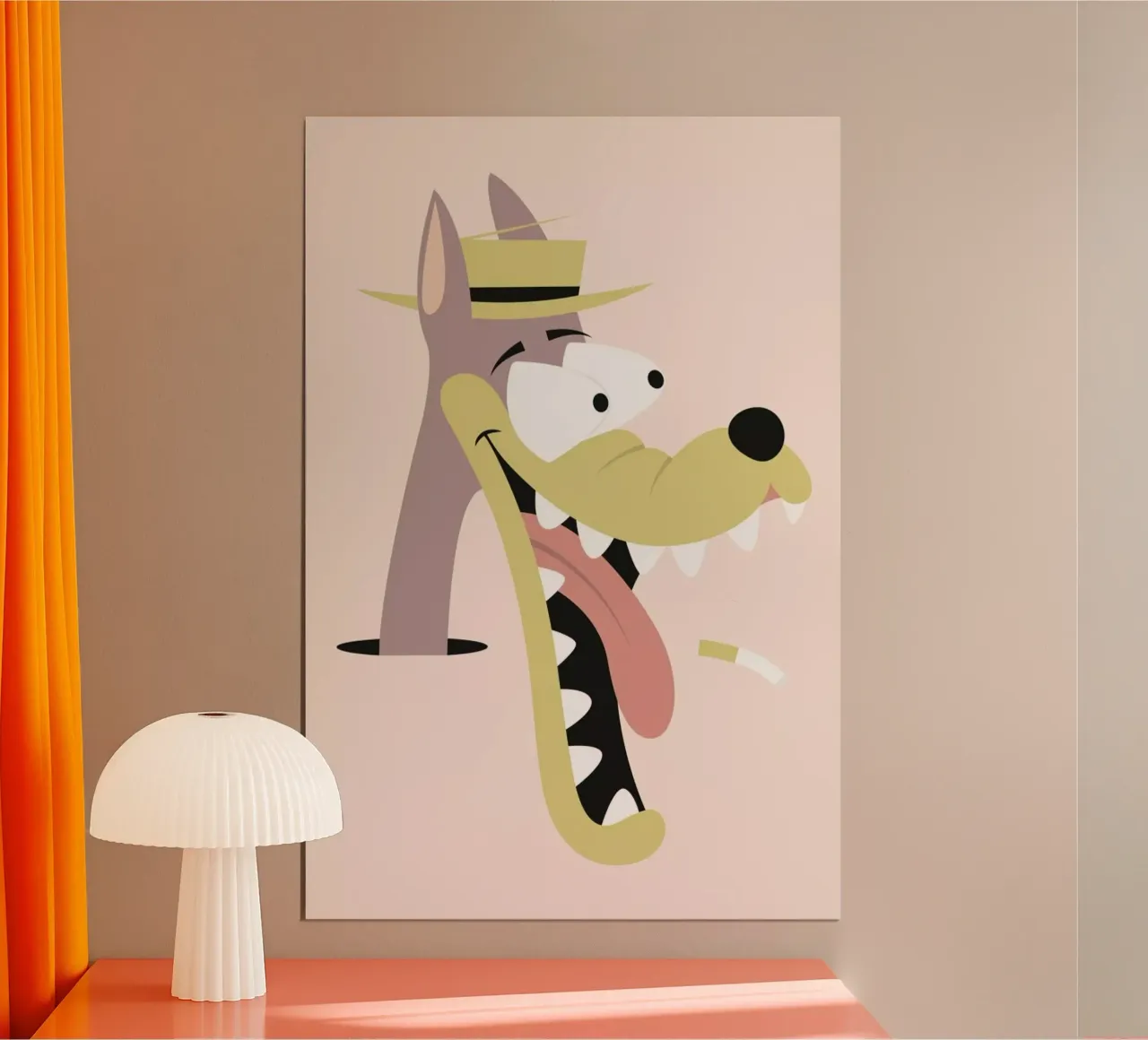 Howlin Wolf poster con telaio in legno da The Poster Kid