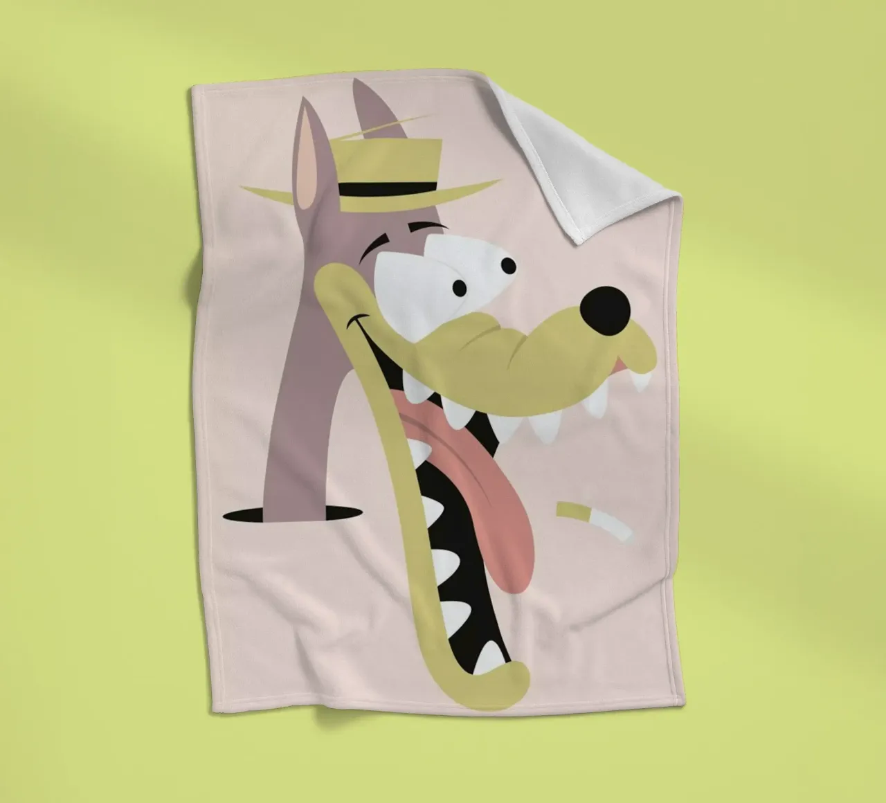 Howlin Wolf Fleecedecke von The Poster Kid