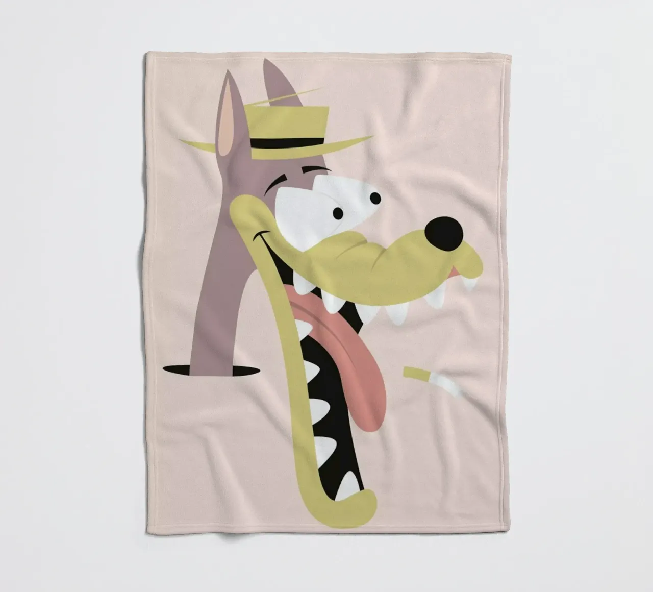 Howlin Wolf Fleecedecke von The Poster Kid