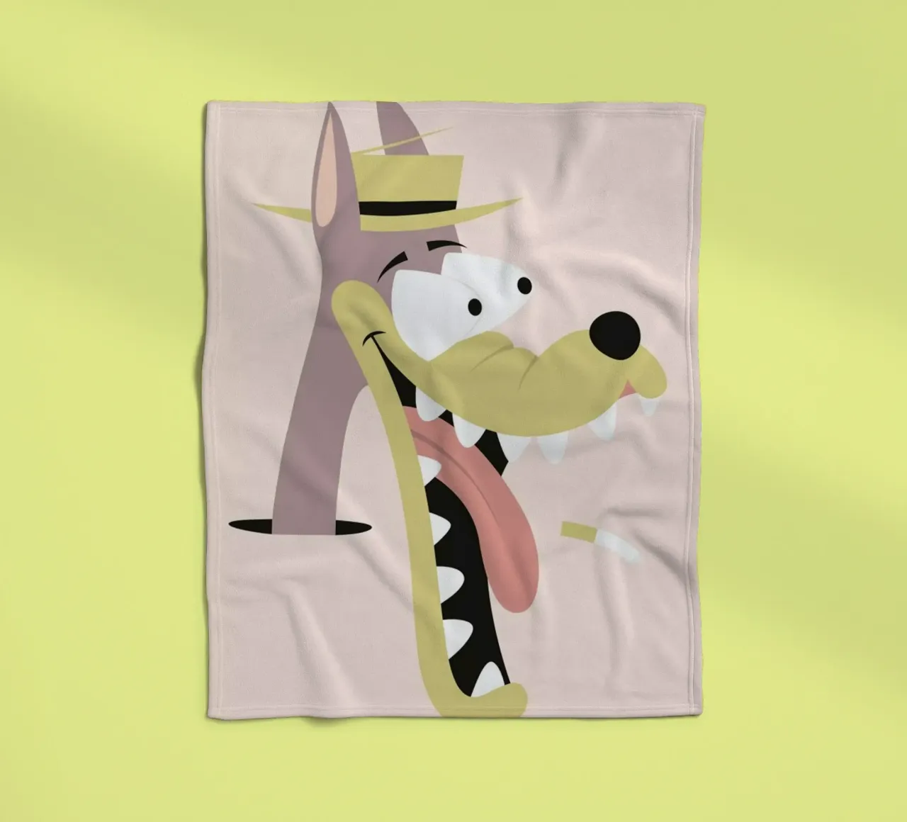 Howlin Wolf Fleecedecke von The Poster Kid