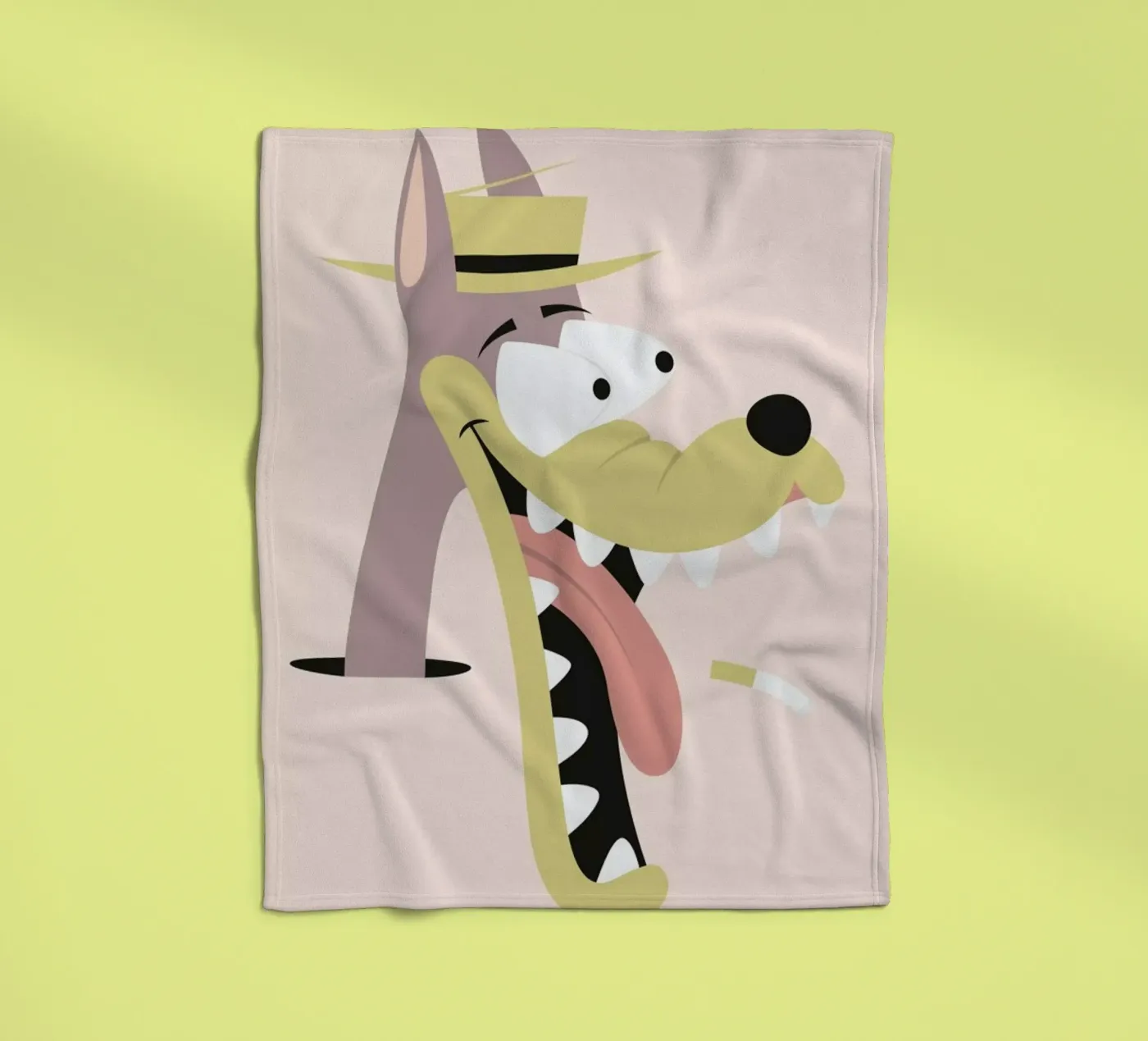 Howlin Wolf fleecedeken van The Poster Kid