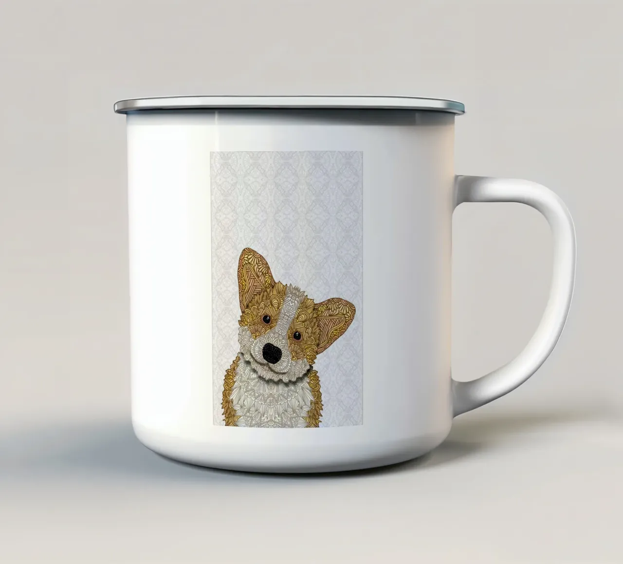 Oscar tazza in smalto da Angelika Parker