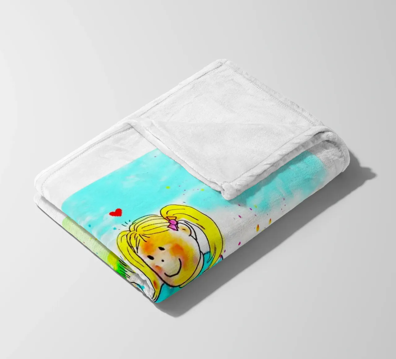 Cose semplici coperta in pile da Happy 😃 Art 🎨 by Christine Schnoell