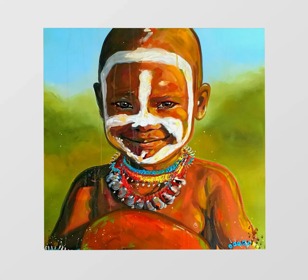 Smile from Afrika pellicola backlit da Happy 😃 Art 🎨 by Christine Schnoell