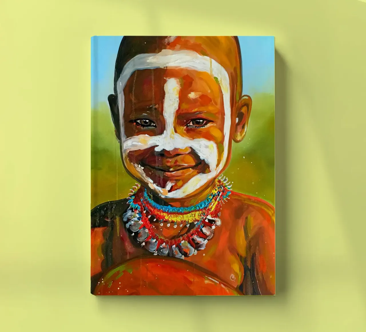 Smile from Afrika notebook by Happy 😃 Art 🎨 by Christine Schnoell