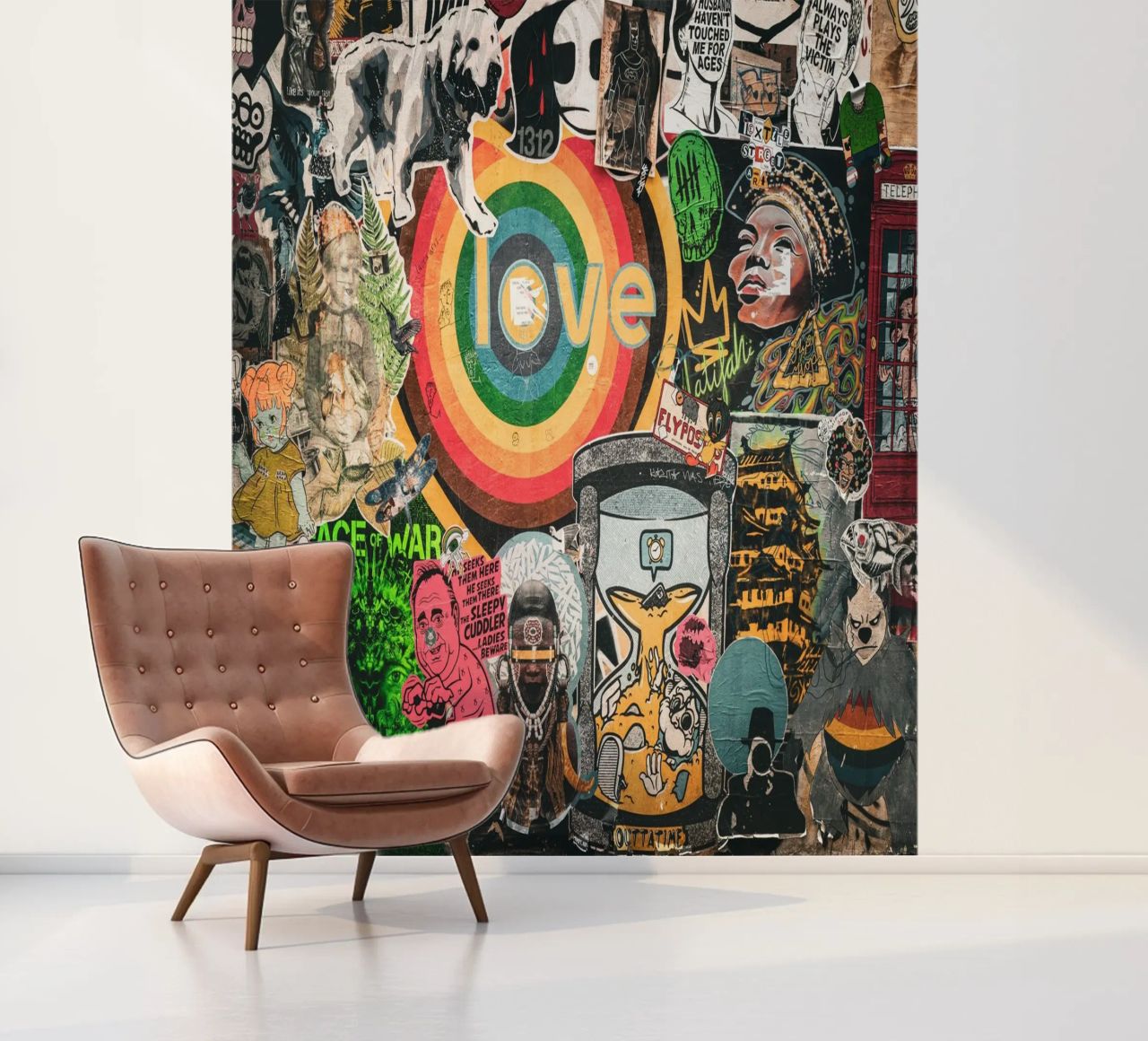 LOVE STICKER photo wallpaper by Flo Klein