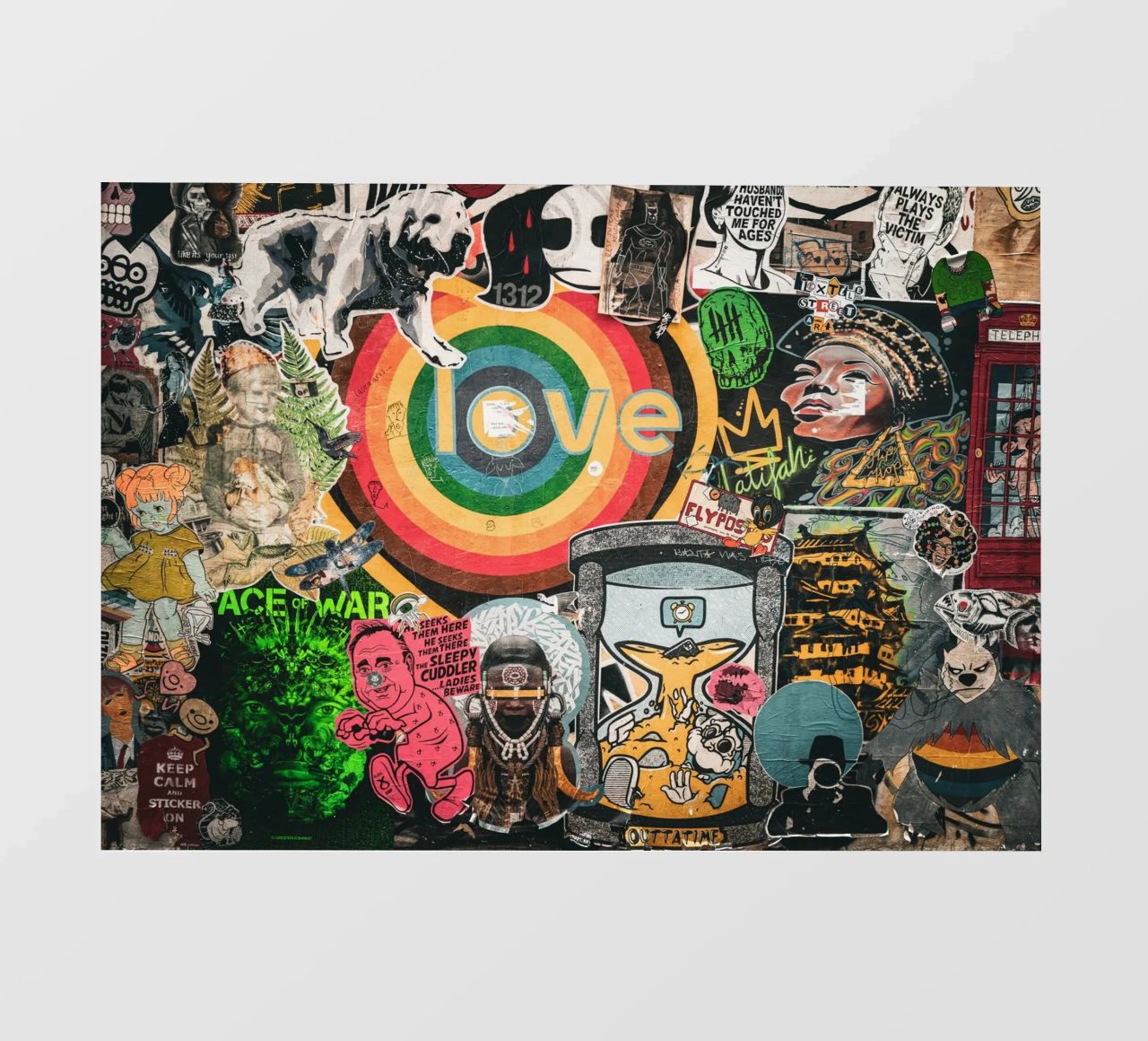 LOVE STICKER photo wallpaper by Flo Klein