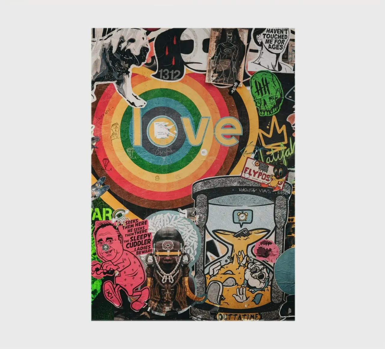 LOVE STICKER notebook by Flo Klein