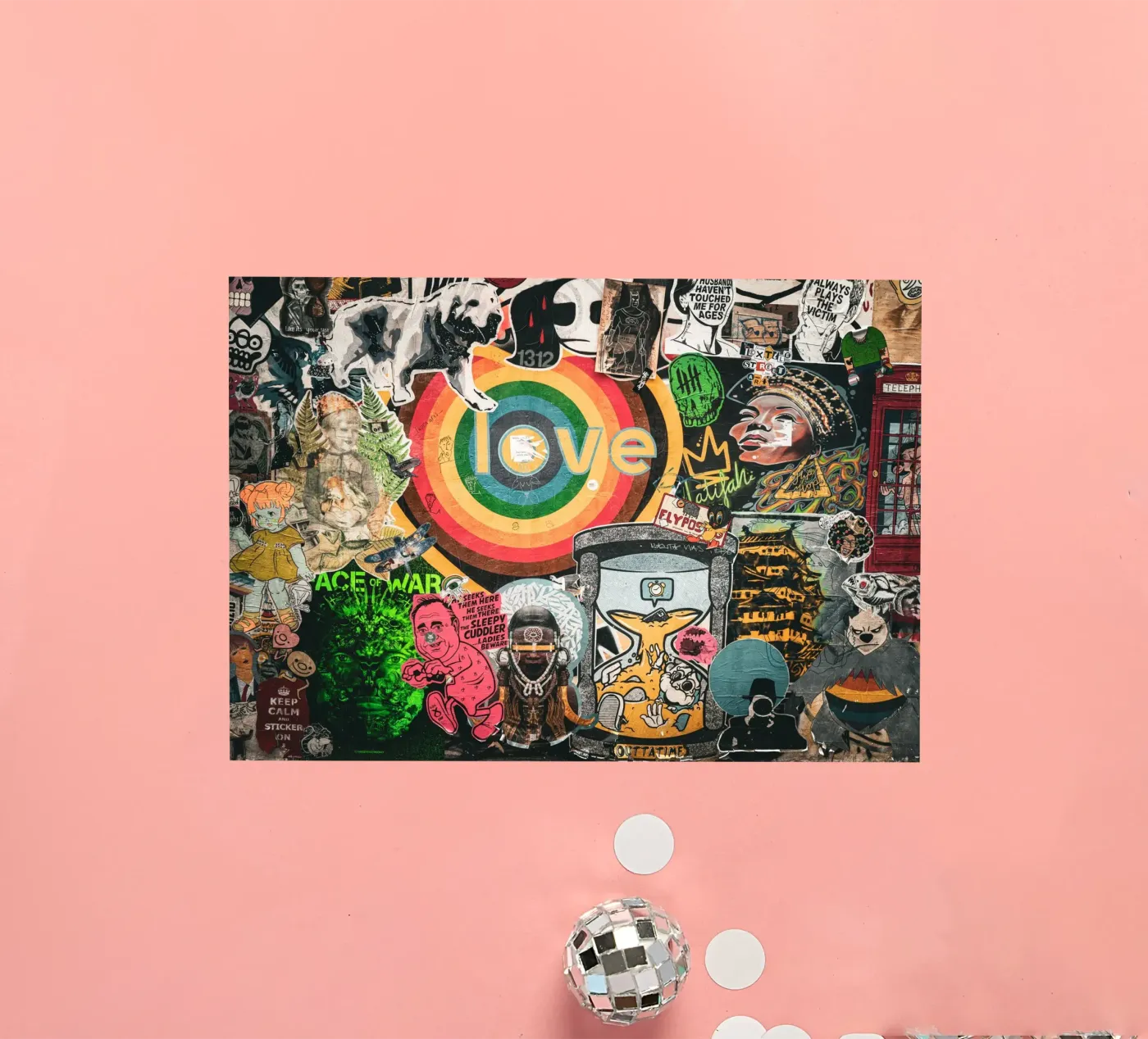 LOVE STICKER adesivo da UrbanART