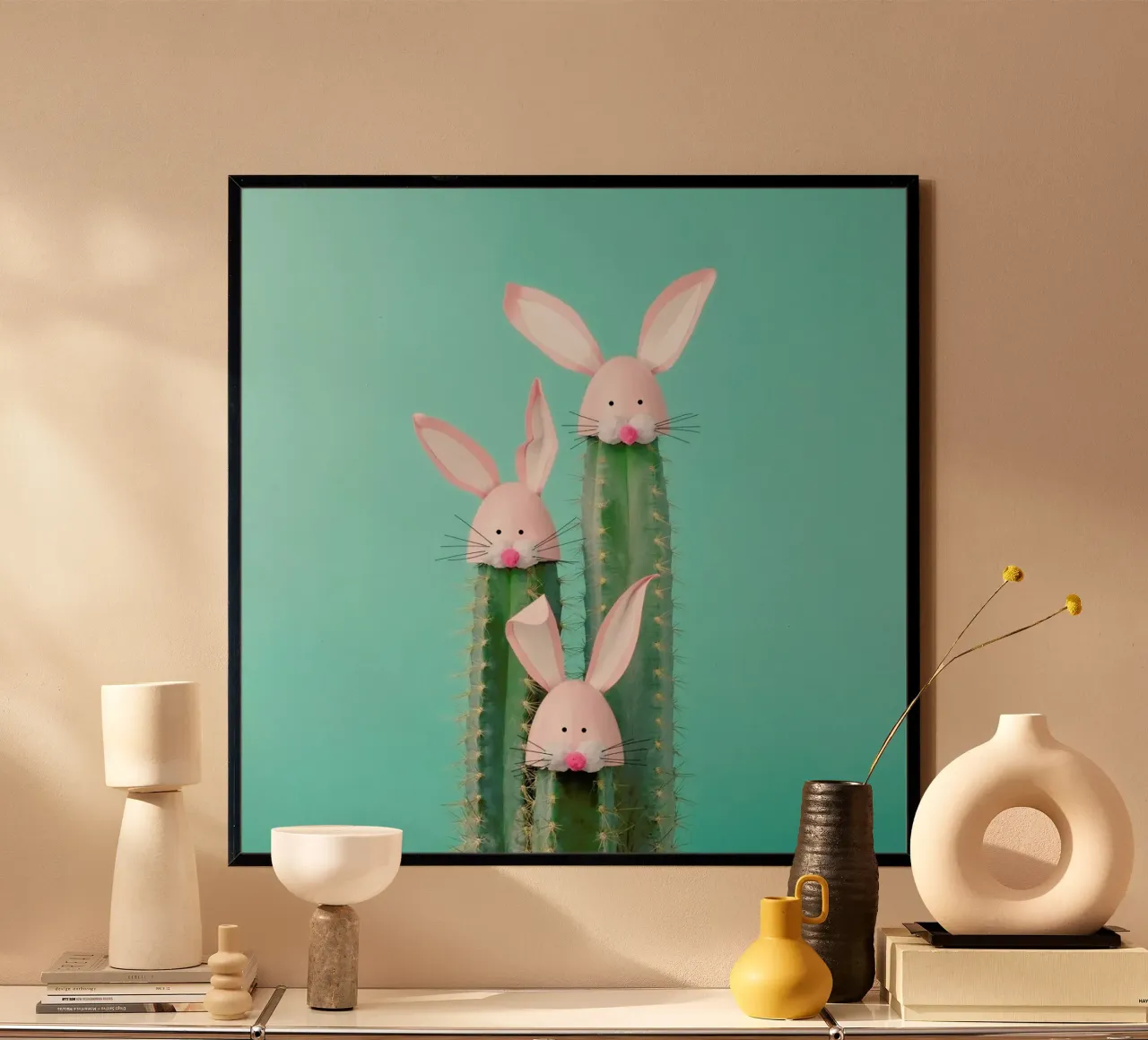 Bunny Cactus poster da Juj Winn