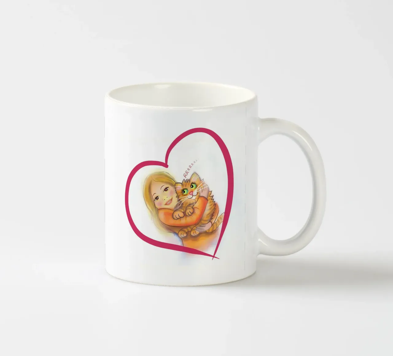 Un grande abbraccio tazza in ceramica da Happy 😃 Art 🎨 by Christine Schnoell