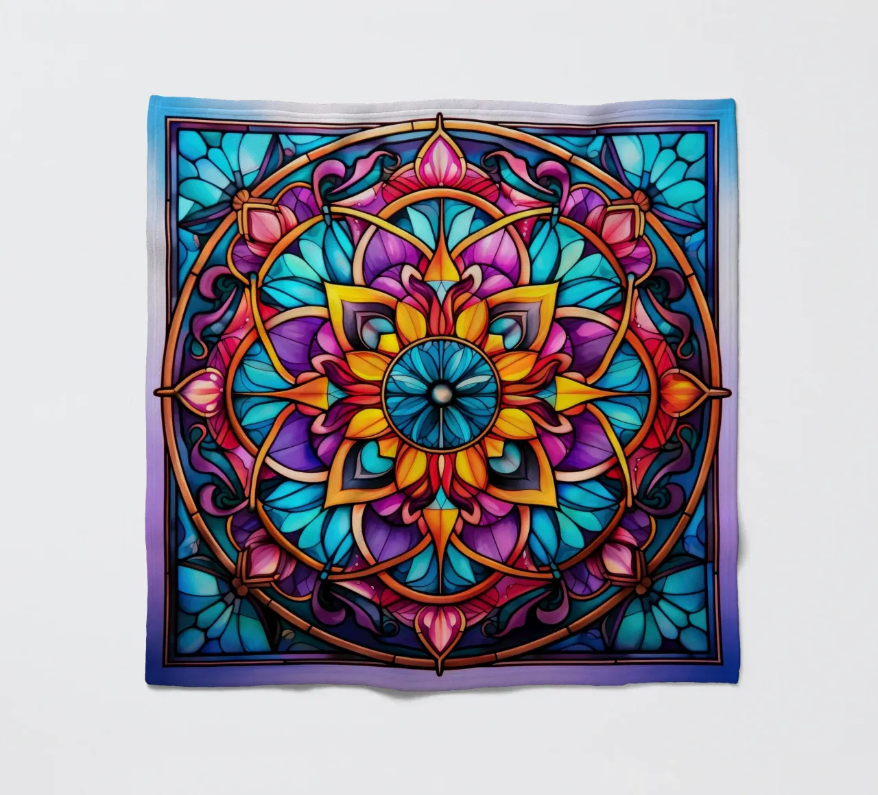Mandala in vetro colorato coperta in pile da Spiritual Touch