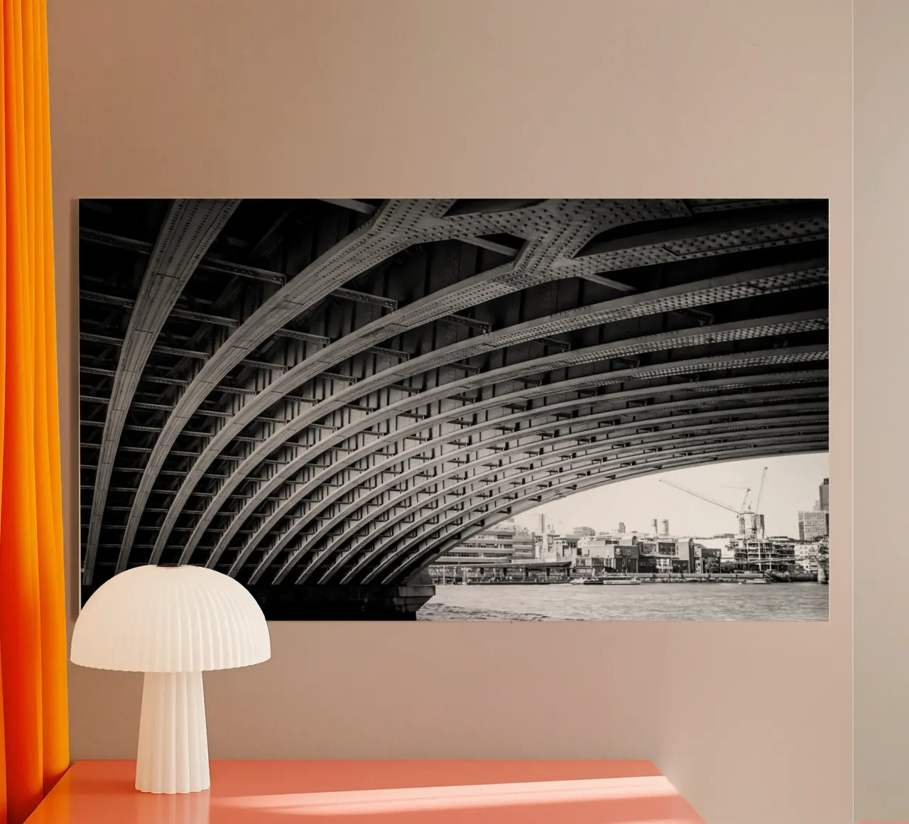 UNDER THE BRIDGE plexiglass da Flo Klein