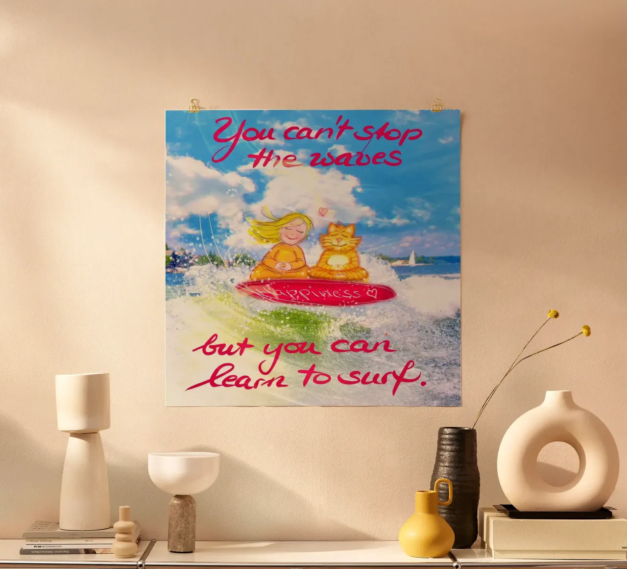 Buona navigazione poster da Happy 😃 Art 🎨 by Christine Schnoell