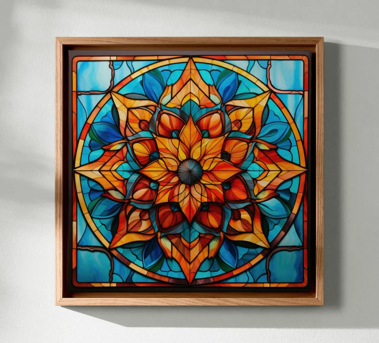 Stained Glass Mandala canvas by Spiritual Touch