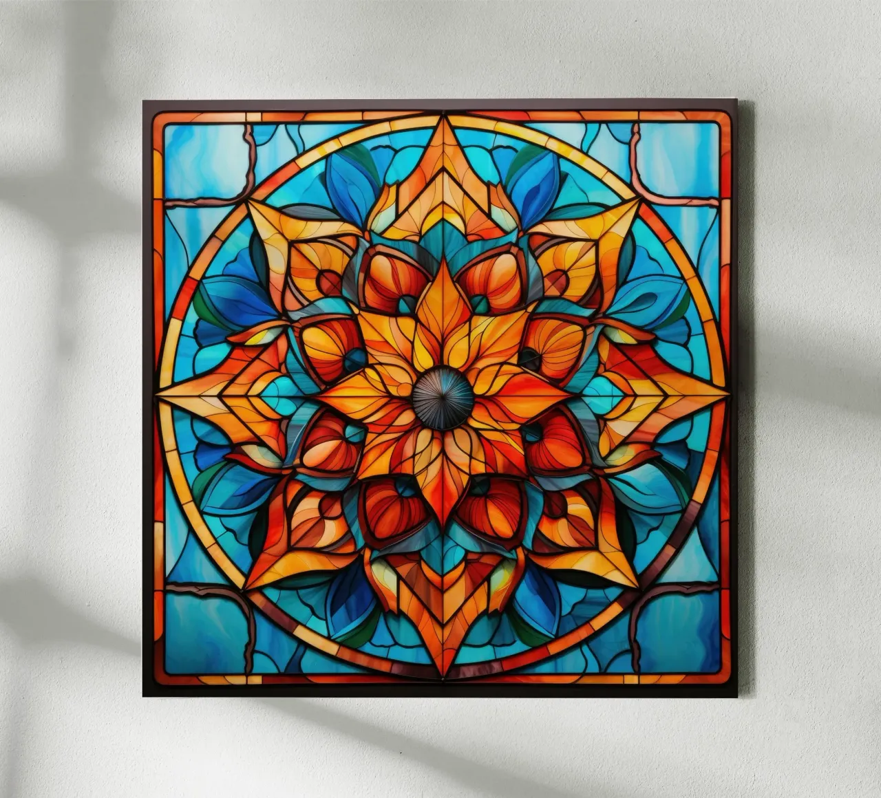 Stained Glass Mandala canvas by Spiritual Touch