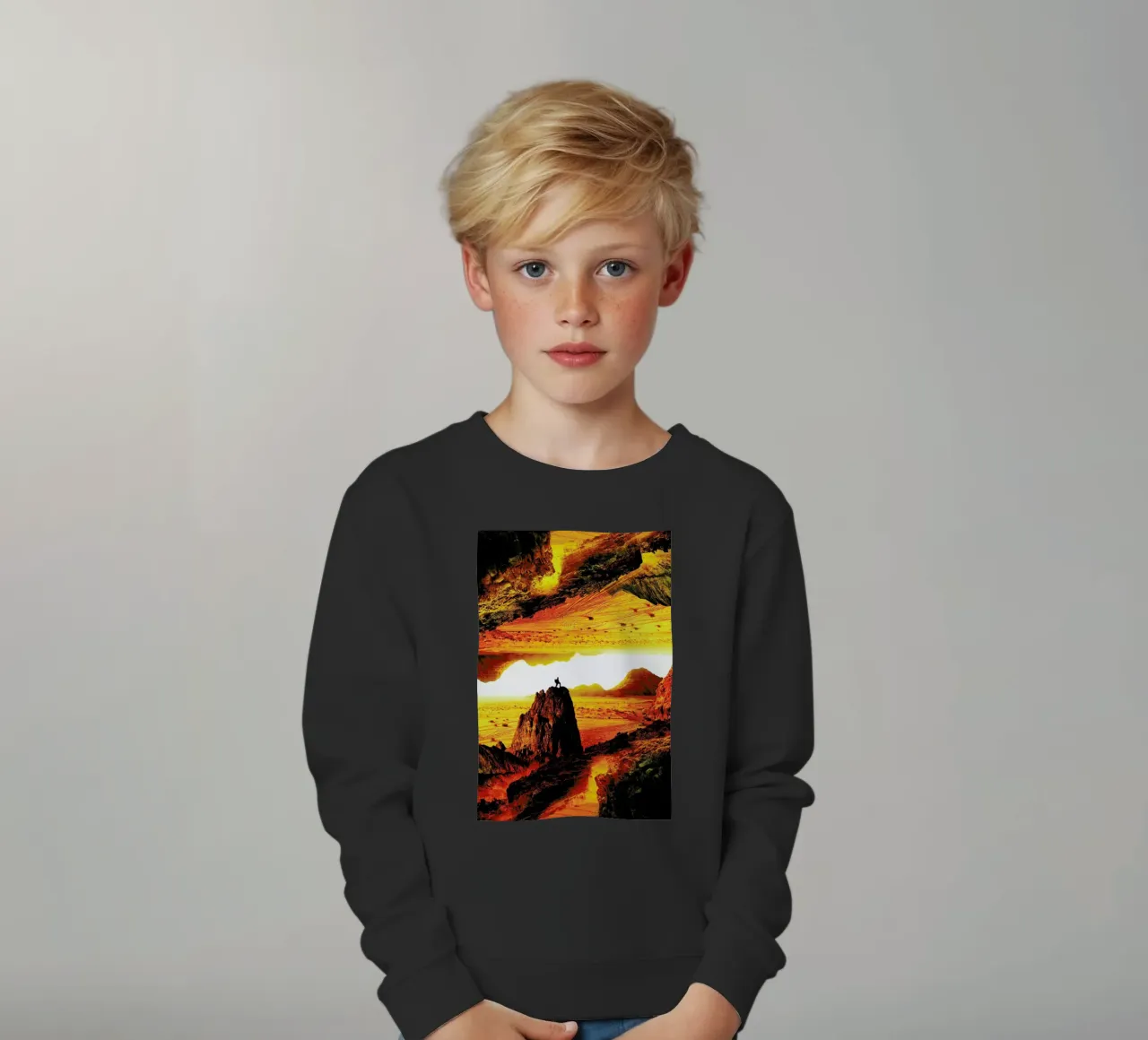 Lava Isolation felpa bambino da Stoian Hitrov