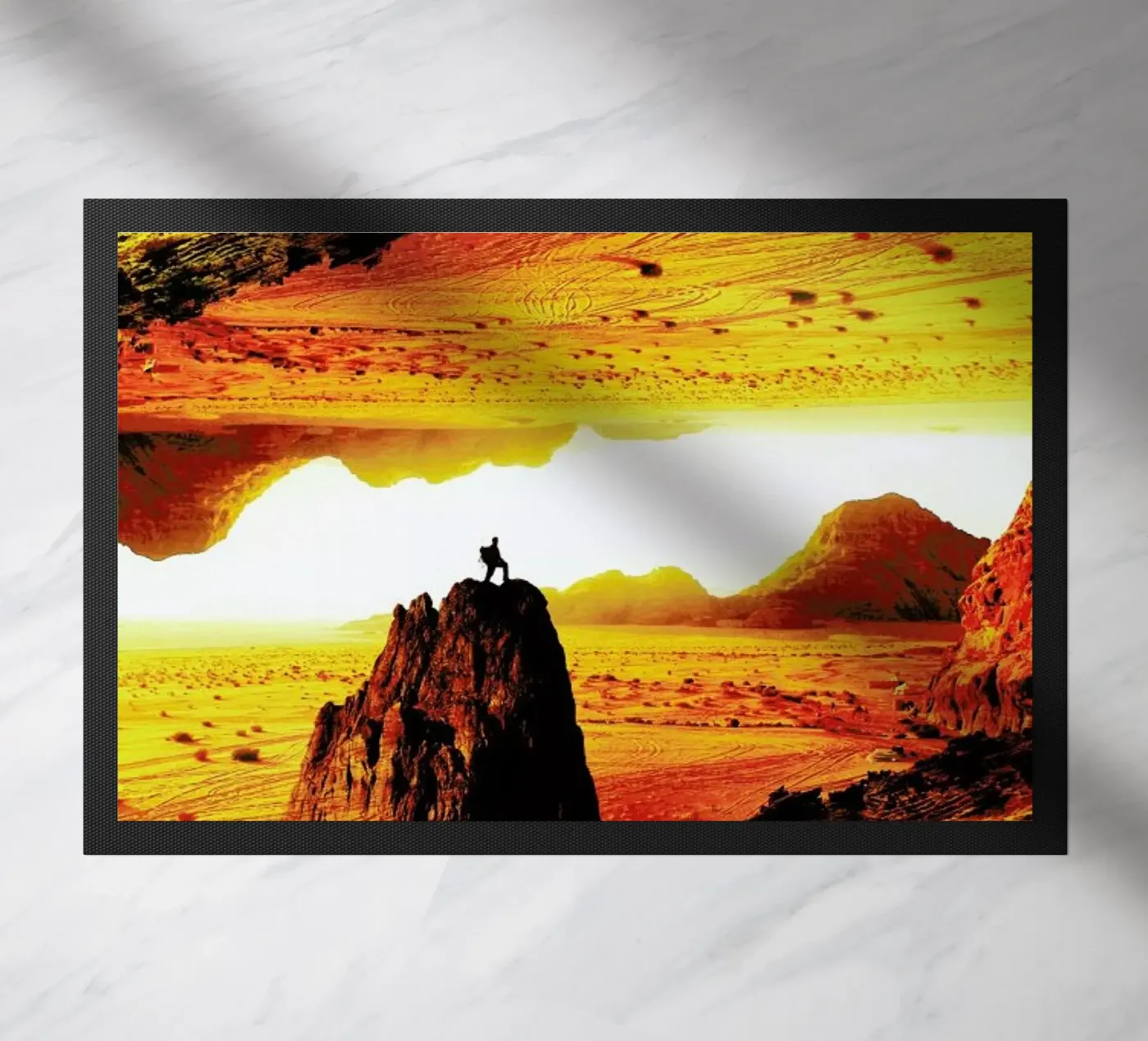 Lava Isolation doormat by Stoian Hitrov