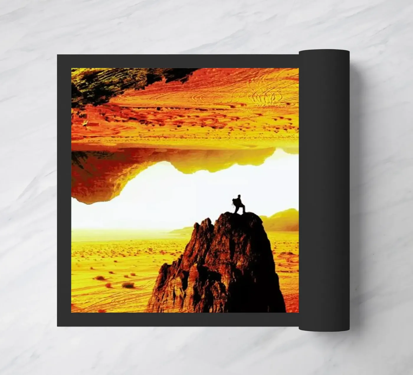 Lava Isolation doormat by Stoian Hitrov