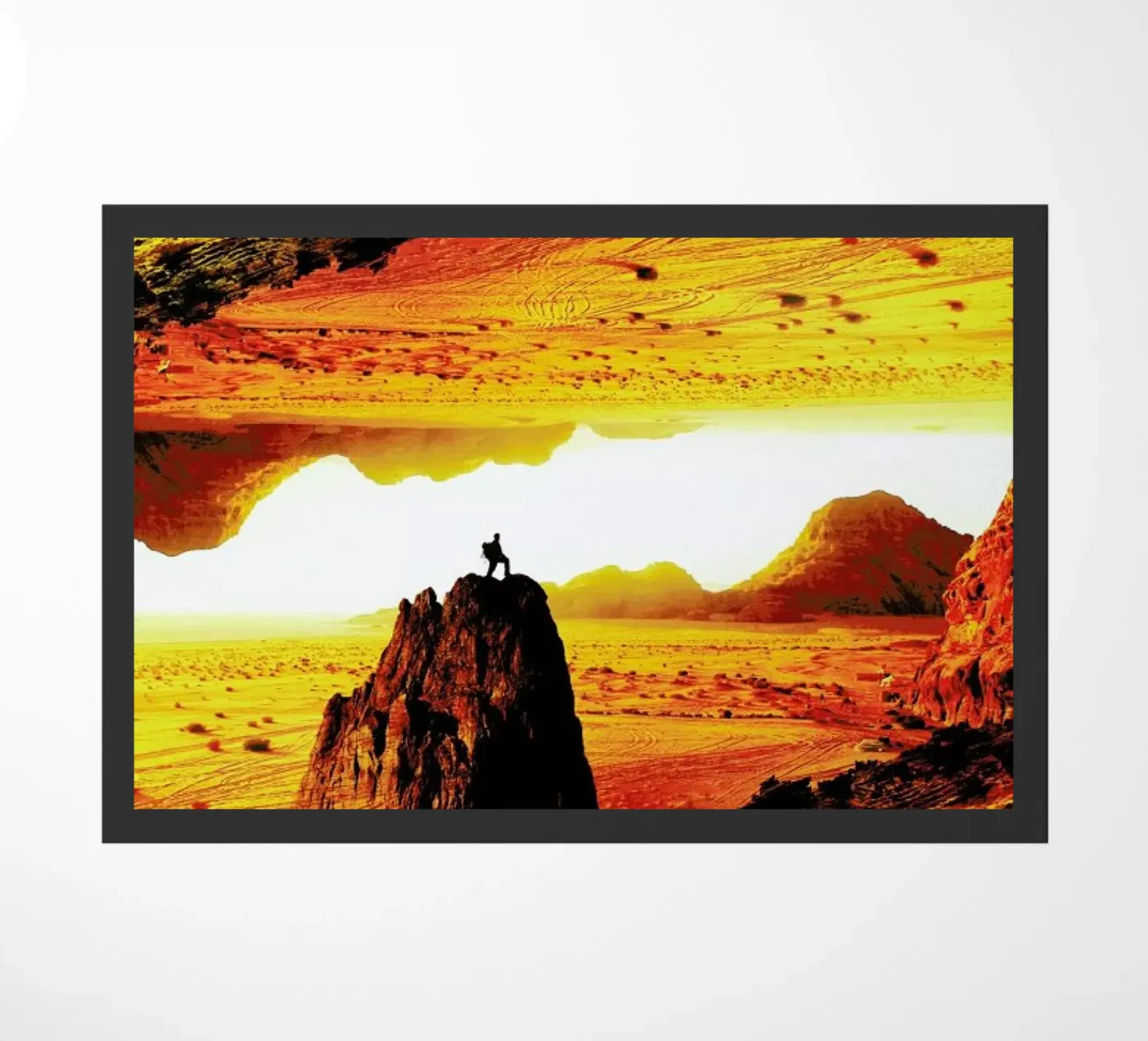 Lava Isolation doormat by Stoian Hitrov