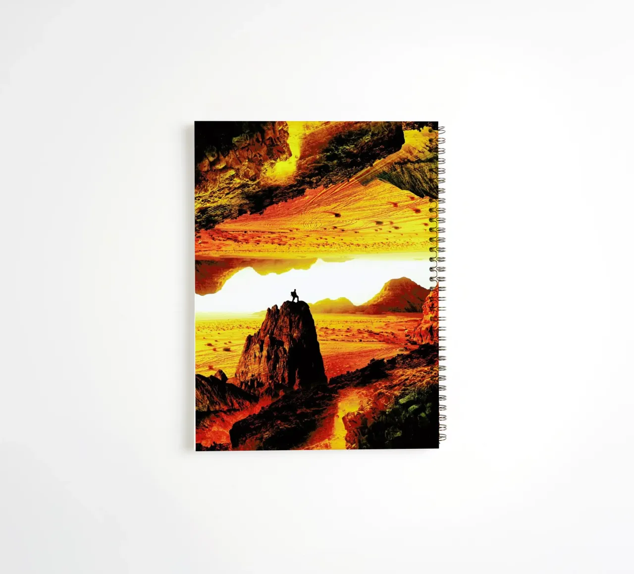 Lava Isolation spiral notebook by Stoian Hitrov