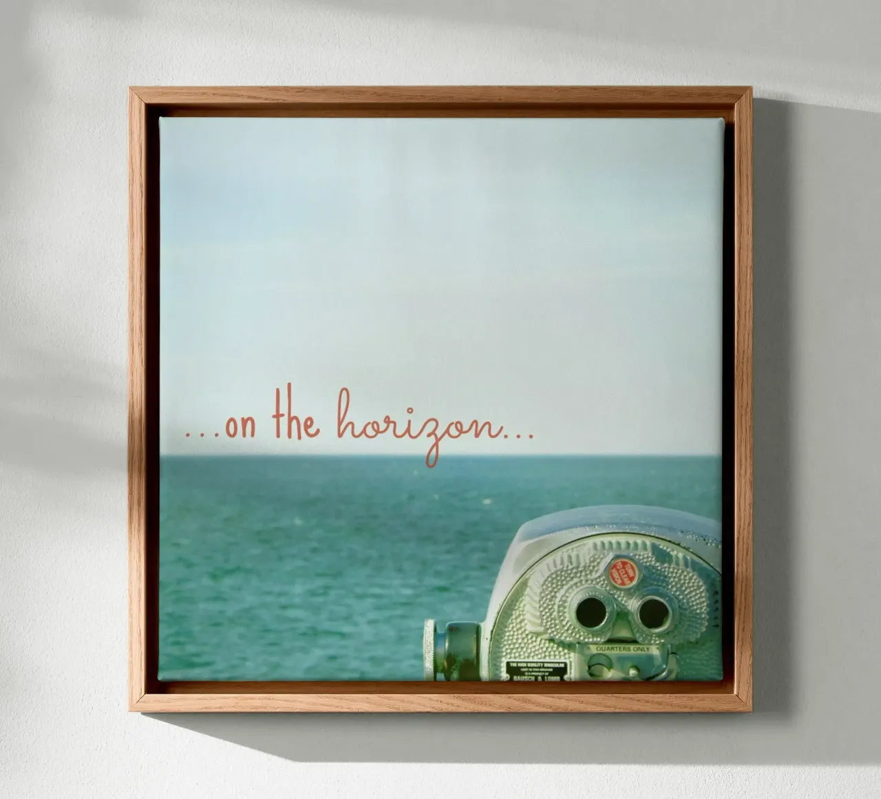 On the Horizon tela con Cornice a cassetta da Robin Delean