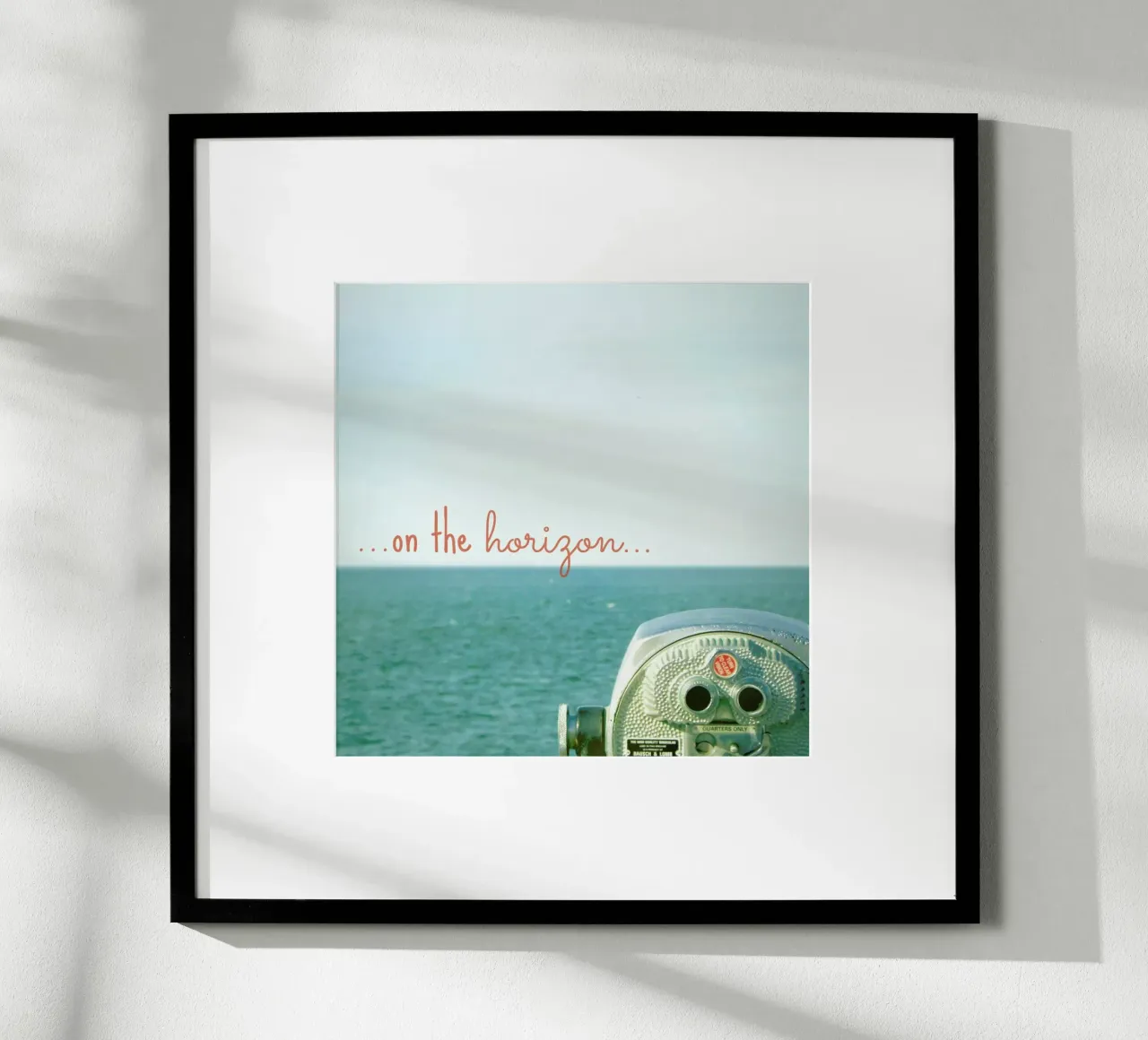On the Horizon poster con telaio in alluminio da Robin Delean